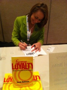 Sarah Robinson book signing